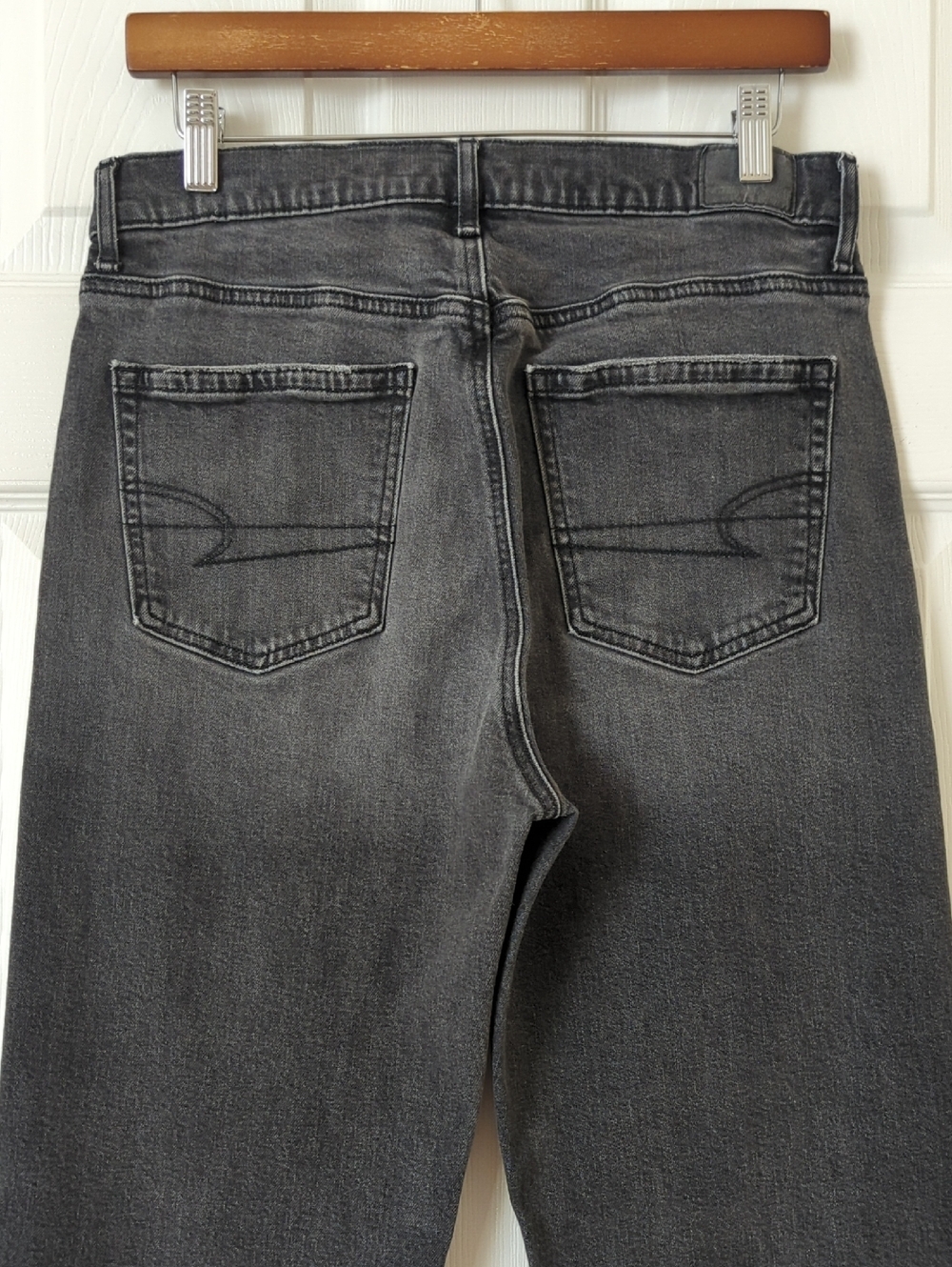 American Eagle Classic Retro 90s Boyfriend Relaxed High Waisted Jeans Black 8 - Picture 5 of 15